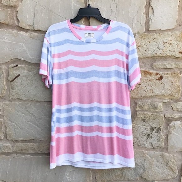 Sol Angeles Other - Sol Angeles Marine Wave Short Sleeve Crewneck Top